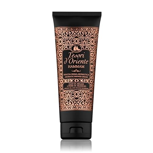 Tesori d'Oriente Hammam Shower Gel For Women & Men - 250 Ml (8.45us Fl Oz) [ Italian Import ] (Argan Oil & Orange Blossom)