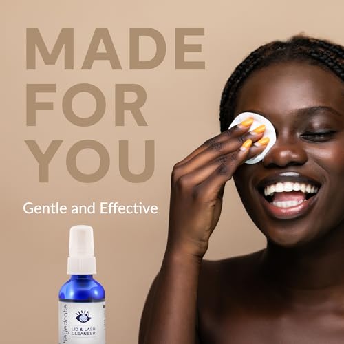 Lid and Lash Cleanser ? 2oz Glass Bottle ? Pure Hypochlorous Acid Spray for Soothing Dry Eye Irritation ? Daily Eyelid & Lash Cleanser?