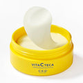 CKD Vita C TECA Triple Blemish Under Eye Gel Patches - Large Hydrogel for Dark Spots