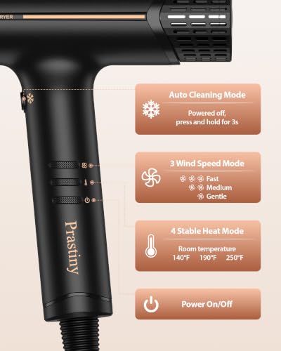 Ionic Hair Dryer with Diffuser – Fast Drying, Low Noise, Salon-Quality Styling