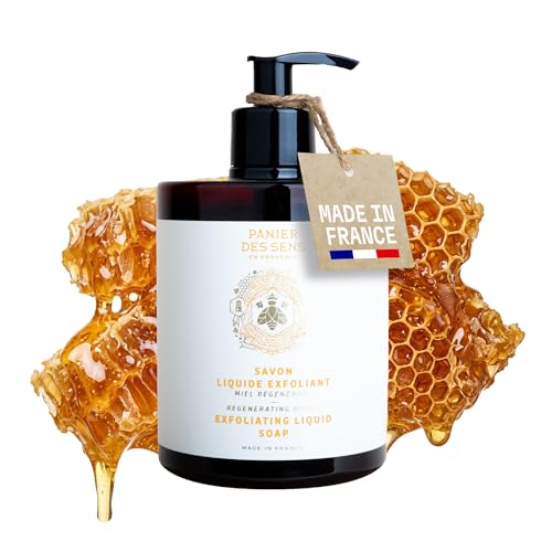 Exfoliating Honey Hand Soap with Natural Pumice - 16.9 fl oz - Refillable French Liquid Hand Wash