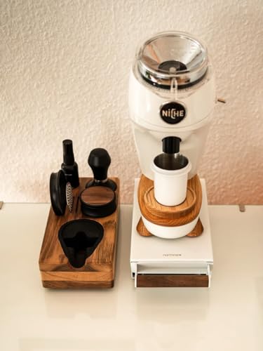 Normcore 58mm Espresso Tamping Station Walnut Coffee Tool Organizer Stand