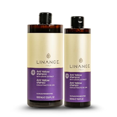 Anti-Yellow Blonde Hair Shampoo with Grape Extract & Violet Pigment - 16.9 oz - Pack of 1