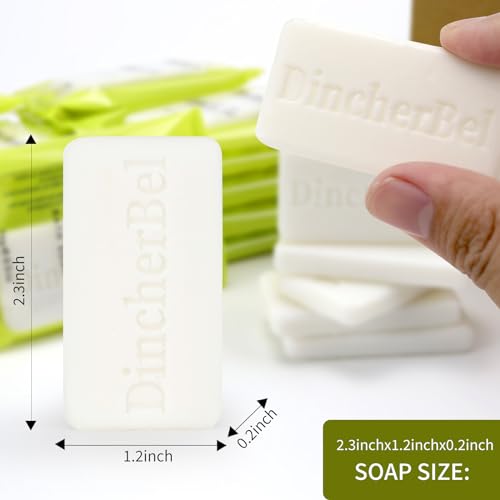 200 Pack Travel Soap Bars - Individually Sealed Rectangular Bulk Set