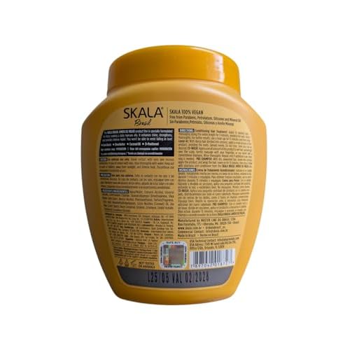 SKALA - Linha Expert - Creme de Tratamento 2 em 1 Amido de Milho 1 Kg - (Expert Collection - Corn Starch 2 in 1 Treatment Cream Net 33.81 Oz)