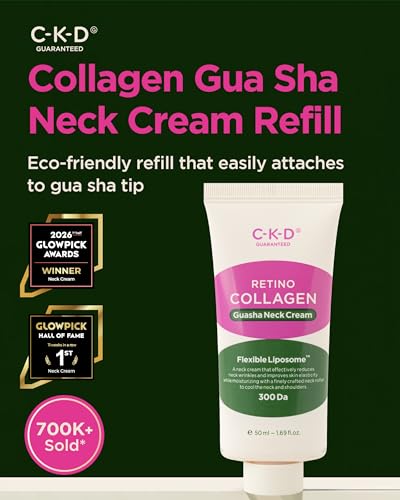 CKD Retinal Collagen Gua Sha Neck Cream Refill 1.69 Fl Oz - Firming & Youthful Skin