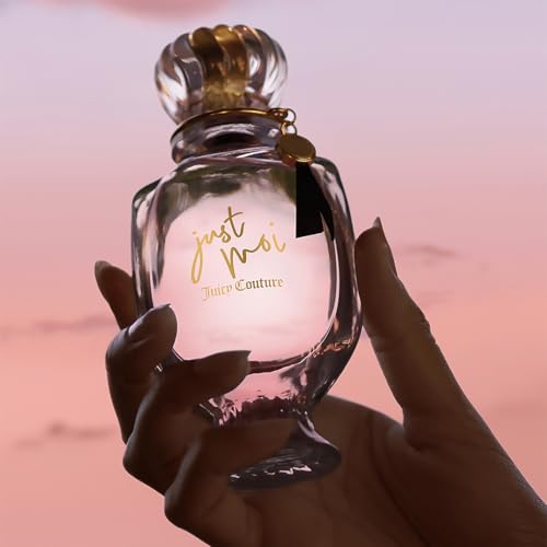 Amber Vanilla Eau de Parfum for Women - Juicy Couture Just Moi 0.33 Fl Oz - Sweet Confident Fragrance