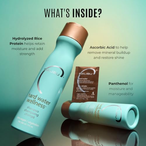 Hard Water Hair Detox Set - Shampoo, Conditioner & Hair Mask Pack for Damaged, Dry Hair