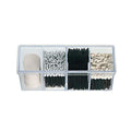 4-Compartment Makeup Organizer with Clear Lid - Bathroom & Vanity Storage
