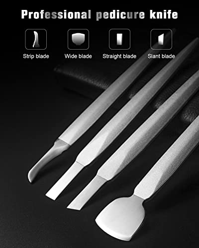 FERYES 7PCS Pedicure Tool Kit - Ingrown Toenail Removal & Foot Grooming Set