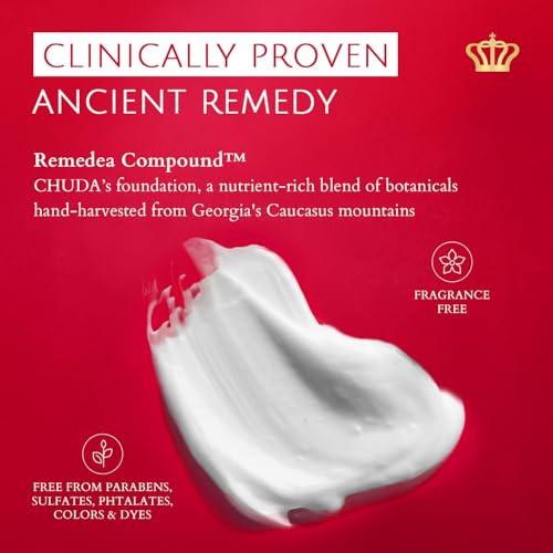 CHUDA Ultra Hydrating Body Cream - Moisturizing Cream with Remedea Compound, 150ml Made in USA, Fast Absorbing Body Lotion for Dry Skin, Anti Aging Body Moisturizer Cream, Daily Hydrating Cream Lotion
