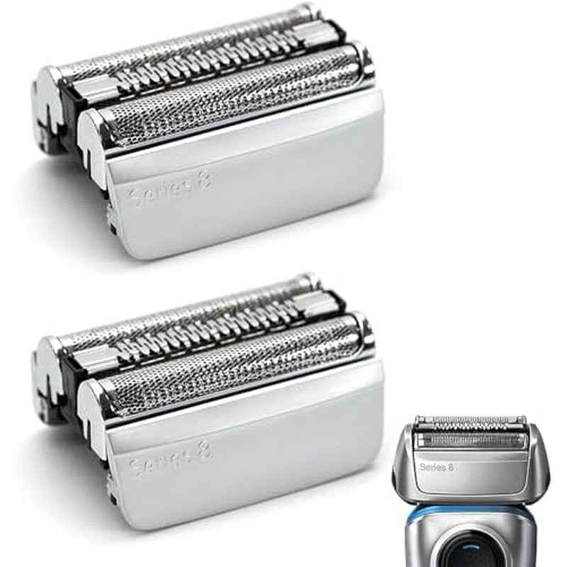 83M Replacement Head Compatible With Braun Series 8, 83M Wet and Dry Replacement Foil and Cutter for Braun Electric Shaver S8, 8370cc, 8340s, 8350s, 8467