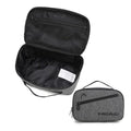HEAD Waterproof Toiletry Bag for Men, Lightweight Dopp Kit Travel Bag for Toiletries, Travel Toiletry Organizer Shaving Bag Handbag for Outdoors/Weekender/Overnight, Gray