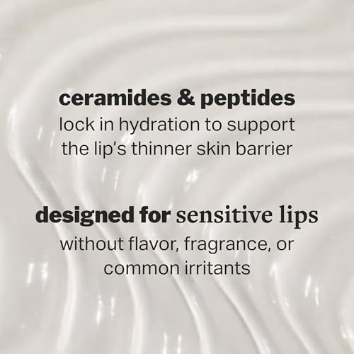 Cocokind Ceramide Lip Blur Balm, Be Real - Clear Hydrating Lip Balm with Ceramides & Peptides, Made for Sensitive Skin & Lips, Unflavored & Fragrance-Free - 6 pack