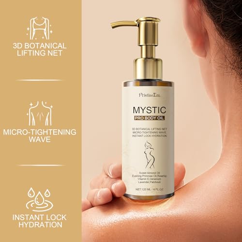 Unscented Body Firming Oil for Hydration & Tightening - 4.23 fl oz - PristineEra