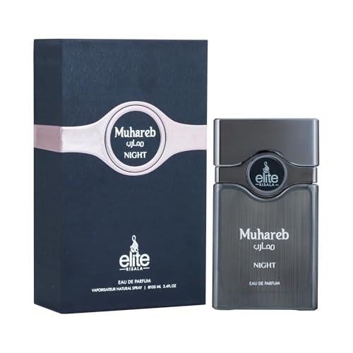 Risala Elite Muhareb Night Unisex Eau De Parfum Spray 3.4 oz - Sensual Oriental Fragrance