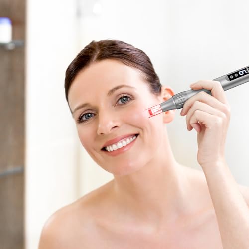 Microneedling Pen 0.25mm Derma Roller for Home Use - Portable & Beginner-Friendly
