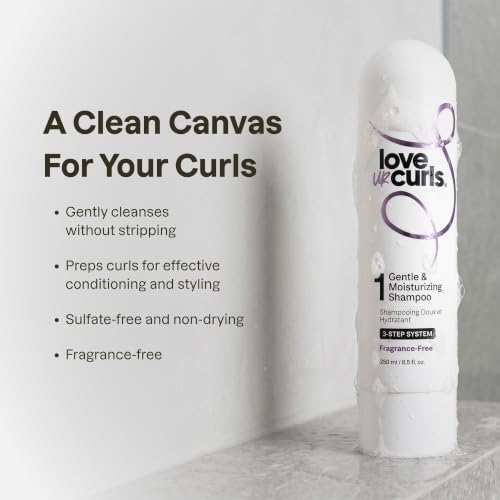Love Ur Curls Fragrance-Free Curl Shampoo & Scalp Cleanser for Curly Hair