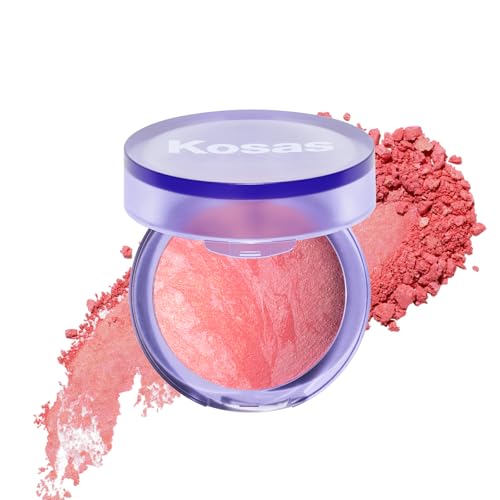 Kosas Blush Is Life Talc-Free Baked Powder Blush - Warm Peachy Pink 0.16oz