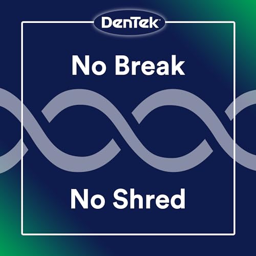 DenTek Mint Floss Picks Advanced Clean 150 Count Pack of 6 - Fluoride, Non-Breaking