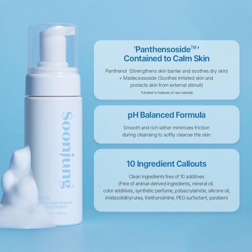 ETUDE SoonJung pH 6.5 Whip Face Cleanser Big Size - Gentle Vegan Skin Care