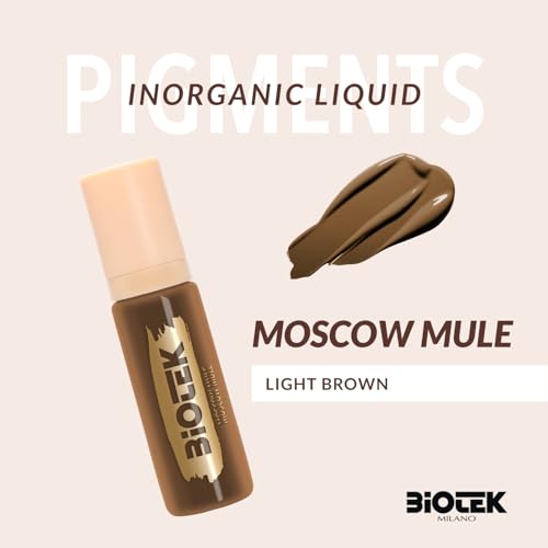 Permanent Makeup Pigment for Eyebrows - Inorganic Liquid Dark Blonde Light Brown - Made in Italy