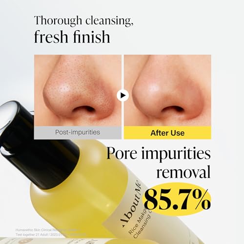 Korean Rice Cleansing Oil with Makgeolli Ferments - Makeup & Sunscreen Remover, 6.59 fl oz
