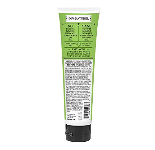 Natural Body Cream with Aloe & Green Tea - Hydrating 3.3oz Tubes, Pack of 4