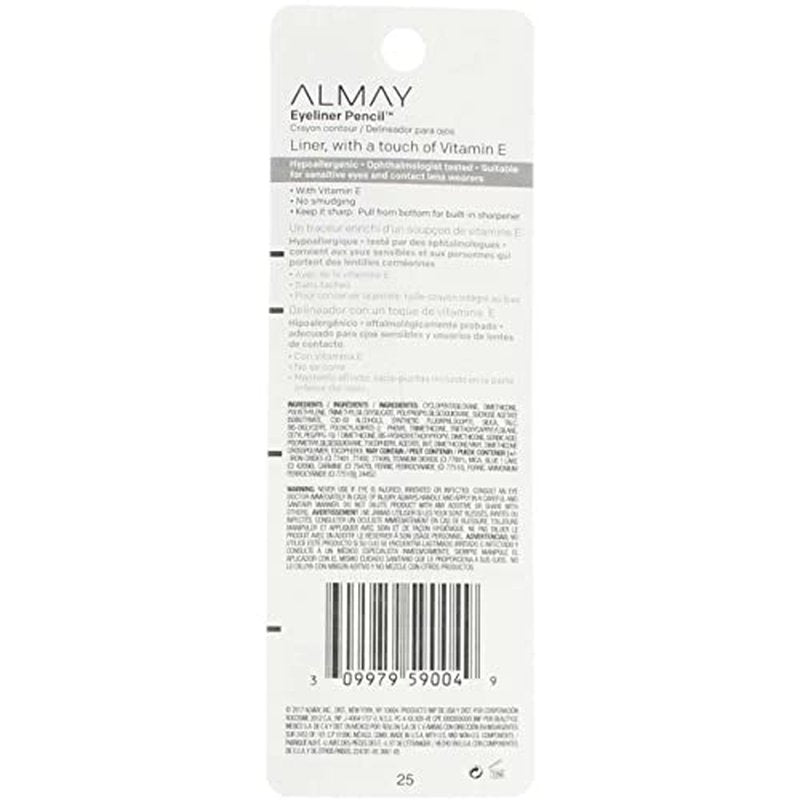 Almay Intense i-Color Liner, Black Raisin [209], 0.009 oz (Pack of 5)