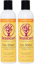 Extra Moisturizing Conditioner for Curly Hair - Citrus Lavender, 8 Fl Oz Pack of 2 - Leave-In and Rinse-In Hydration