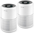 AIRTOK 2 Pack Bedroom Air Purifier with HEPA Filter for Smoke Dust Odors Pets