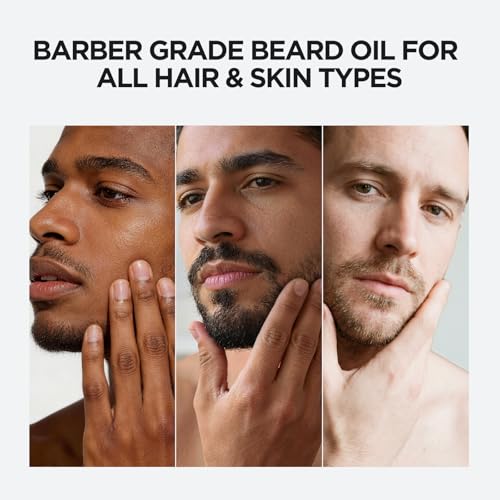 Beard Oil for Men 50ml - Nourishing Sandalwood Scent with Argan & Castor Oils
