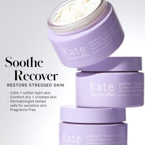 Kate Somerville DeliKate Recovery Cream 1.7 Fl Oz Hydrating Skin Soothing Moisturizer