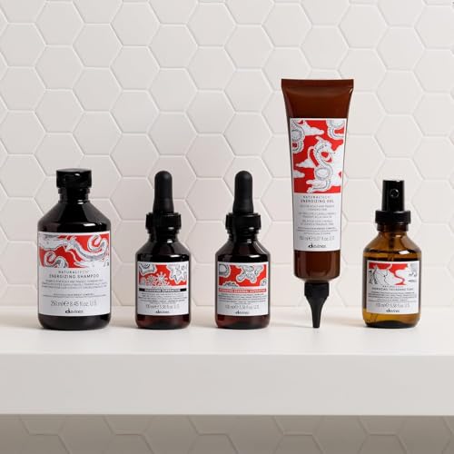 Davines Naturaltech Energizing Seasonal Superactive, Stimulating & Fortifying for Thinning Hair & Hair Loss - With Caffeine Phytoceuticals - For Seasonal Shedding, Travel Size, 3.38 Fl Oz