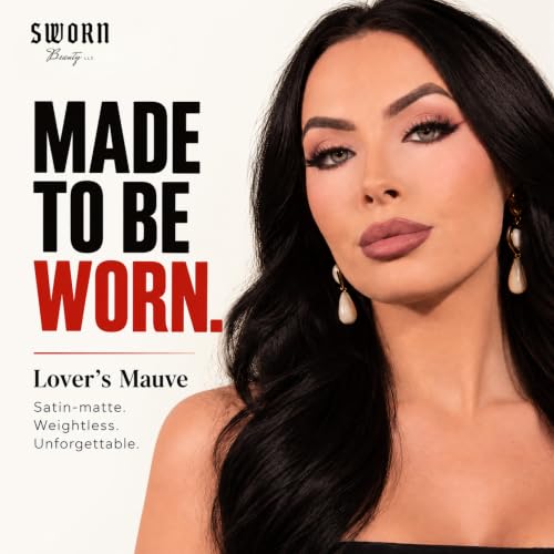 Sworn Beauty Long Lasting Matte Liquid Lipstick - Lovers Mauve 2 Pack
