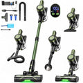 Cordless Vacuum Cleaner 58KPa Suction 60Min Runtime Self-Standing Stick Vacuum - Green
