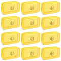 12 Pcs Softball Clear Makeup Bag with Zipper Bulk Softball Sport Goodie Clear PVC Pouch Organizer Waterproof Travel Case for Woman Team Gifts Birthday Party Decorations Supplies