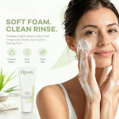 Gentle Hydrating Face Wash for Dry Oily & Sensitive Skin - 6 fl oz
