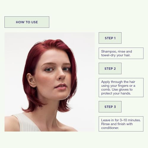Maria Nila Color Refresh Bright Red Hair Mask 300ml - Vivid Red Tones