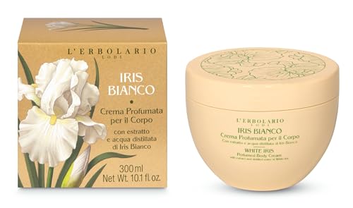 Unisex Hydrating White Iris Body Cream - 10.1 oz Moisturizer & Smoothing