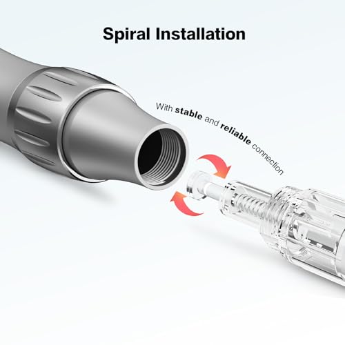 Microneedling Pen 0.25mm Derma Roller for Home Use - Portable & Beginner-Friendly