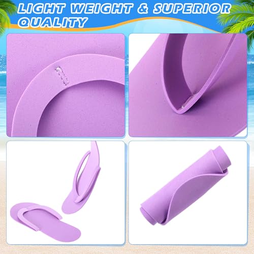 JenPen Disposable Spa Pedicure Slippers - Purple, 60 Pairs