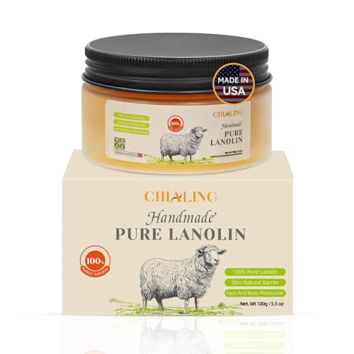 3.5 Ounce Pure Australian Lanolin Cream - Natural Moisturizer for Dry Skin & Nipple Relief