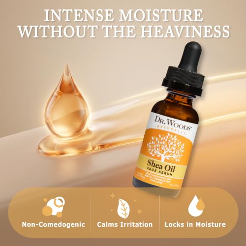 Shea Serum Face Moisturizer with Shea Butter & Vitamin E - 1 oz