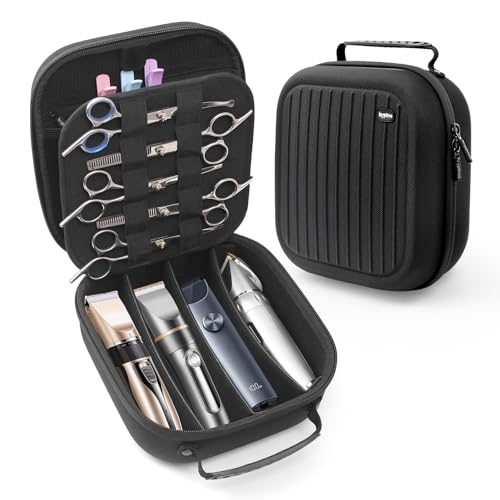 Krypthos Travel Hard Case for Hair Clippers & Barber Tools, Water-Resistant