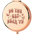 KEYCHIN Music Album Pocket Mirror Singer Fans Gifts Do You Get Deja Vu Music Song Lyrics Compact Makeup Mirror for Women Girls Teenagers (Deja Vu -RG)