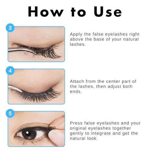 D-UP False Eyelash Glue for Lash Extensions with Transparent Rubber Type, LASH Cluster Glue Waterproof for Long-Lasting & Eyelash Natural Look from Japan, 501