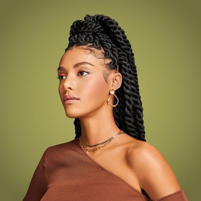 African Pride Olive Miracle 2 in 1 Shampoo & Conditioner, Moisturizing & Detangling for Coily & Curly Hair, with Olive Oil & Flaxseed Oil, 12 oz