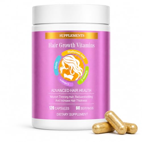Hair Skin and Nails Vitamins Biotin Collagen Hyaluronic Acid