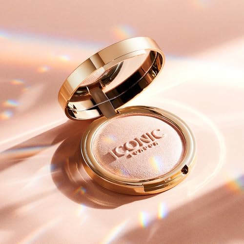 Highlighter - Lit and Luminous Baked Powder for Radiant Glow, Cruelty-Free, Vegan, 0.56 oz